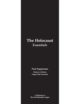 Holocaust Essientials text