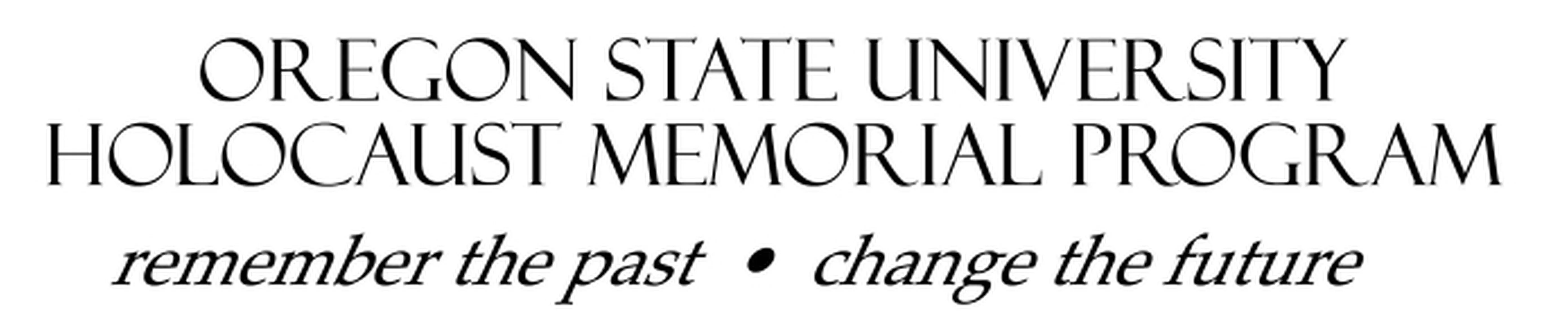 Oregon State University Holocaust Memorial Program